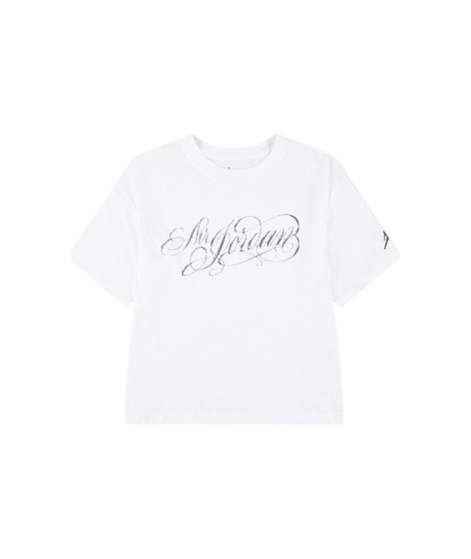 Camiseta Jordan Air Ss Gfx Infantil Branco