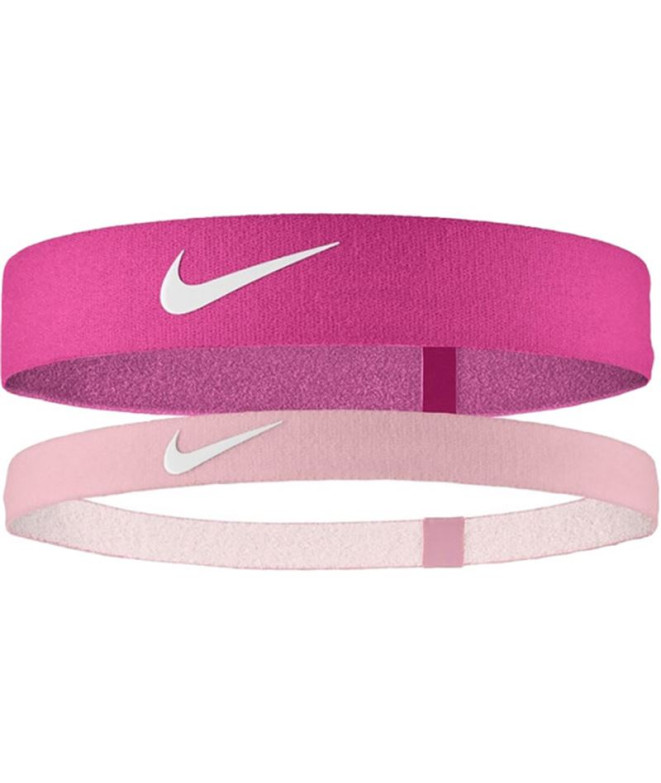 Cinta de Pelo de Fitness Nike Flex Headband Rosa