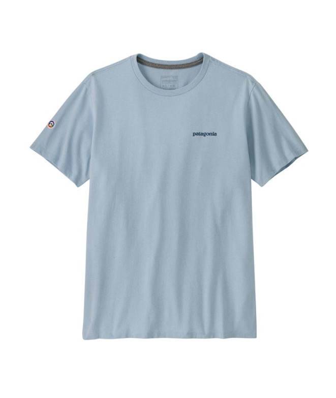 Camiseta Patagonia Fitz Roy Icon Hombre azul
