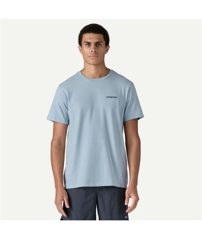 Camiseta Patagonia Fitz Roy Icon Hombre azul