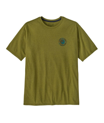 Camiseta de Montaña Patagonia Unity Fitz Hombre Pastar verde