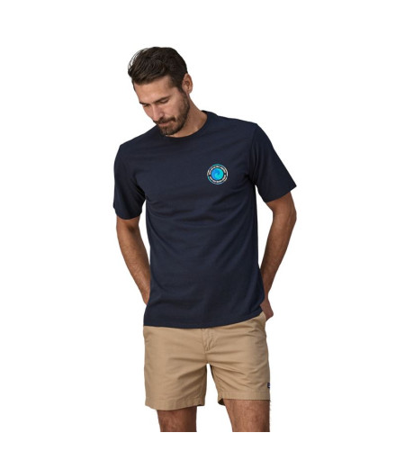 Camiseta de Montanha Patagonia Unity Fitz Homem Nova Armada