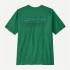 T-shirt de Montagne Patagonia P-6 Logo Homme Feuille de cœur verte