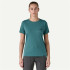 T-shirt de Montagne Patagonia Cool Daily Graphic Femme Bleu humide teinté