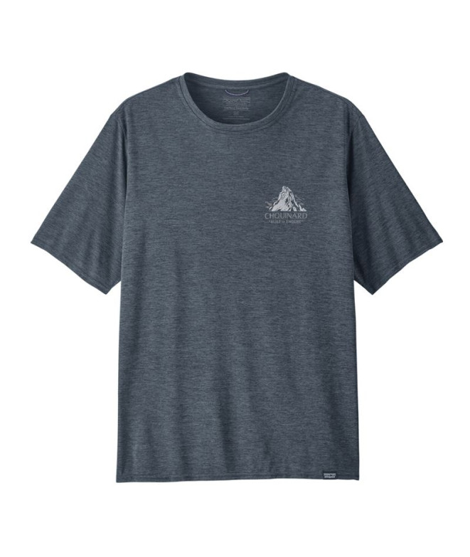 Camiseta de Montaña Patagonia Cool Daily Graphic - Lands Hombre tinte azul intenso