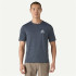 Camiseta de Montanha Patagonia Cool Daily Graphic - Lands Homem tinta azul intenso