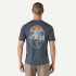 Camiseta de Montanha Patagonia Cool Daily Graphic - Lands Homem tinta azul intenso