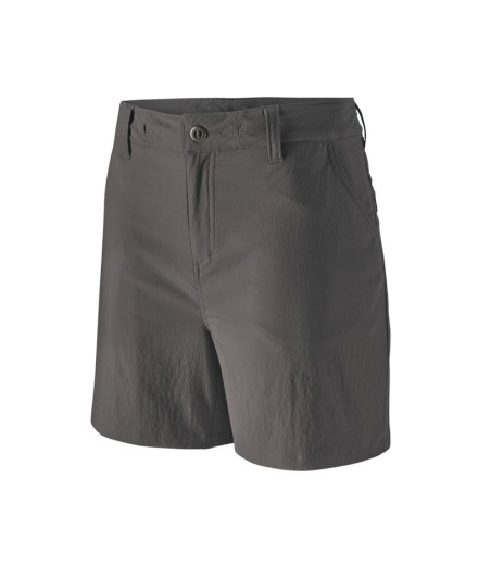 Calça de Montanha Patagonia Quandary - 5 In. Mulher Cinza