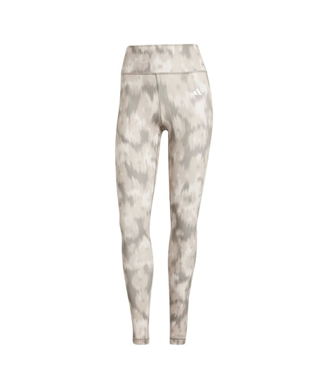 Malhas de Fitness adidas Optime Essentials Aop Flower Tie-Dye Mulher Bege