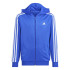 Moletom de Fitness adidas Essentials U Tr-Es 3S Fzhd Menino Azuluc