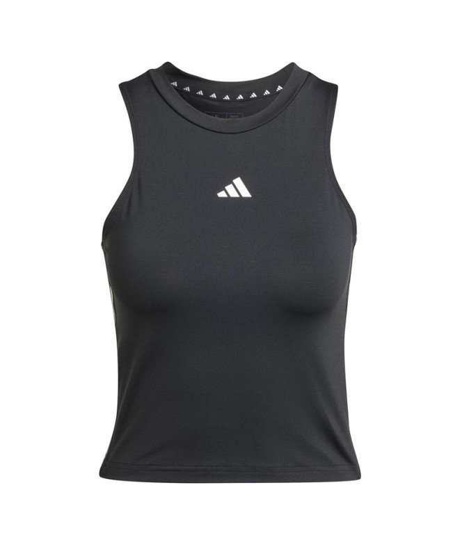 Camiseta de Fitness adidas Train Essentials Aop Flower Tie-Dye Tank Mujer Negro