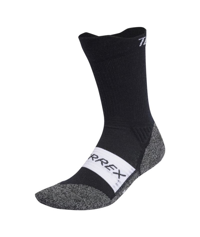 Meias de Montanha adidas Terrex Cold.Rdy Crew Wool 1 Par Pack Preto/Branco
