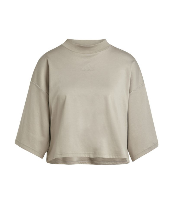 Camiseta adidas Ce Q2 Mulher Bege
