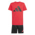 Ensemble adidas Bl T-Set Enfant Rubpur/Noir