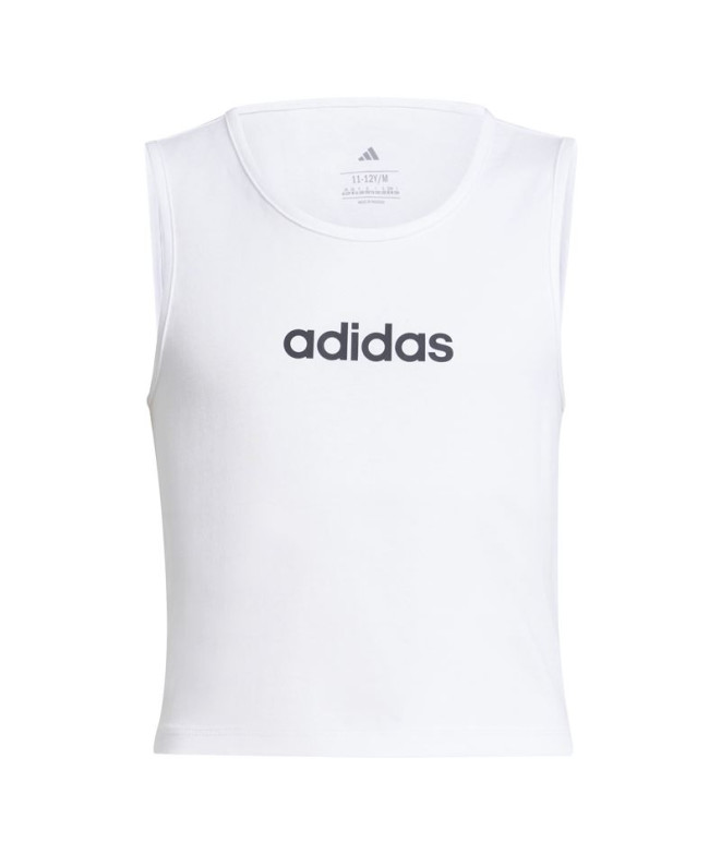 Camiseta adidas Jg Lin Tk 160 Niña Blanco/Negro
