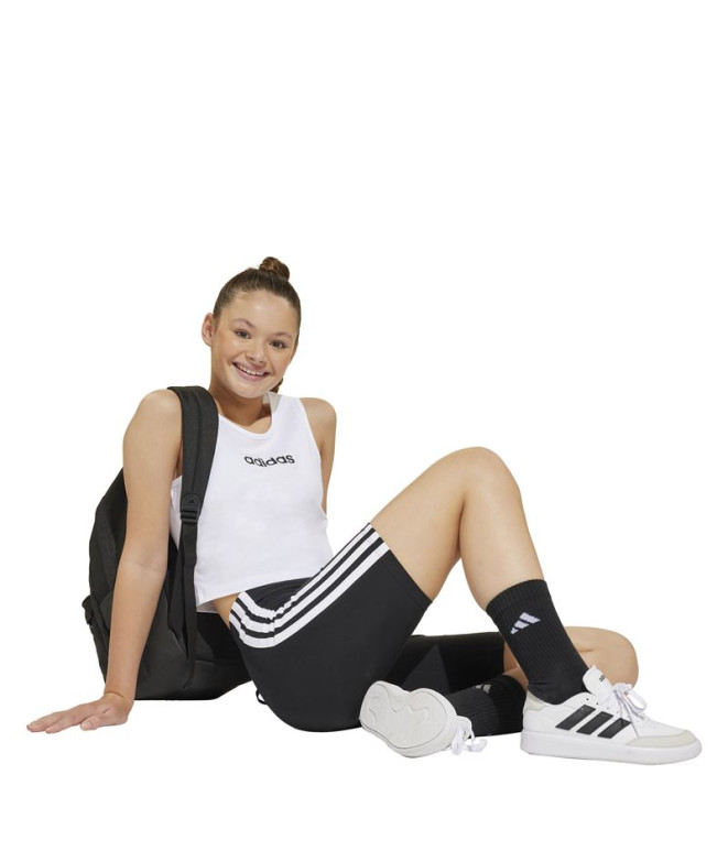 T-shirt adidas Jg Lin Tk 160 Fille Blanc/Noir
