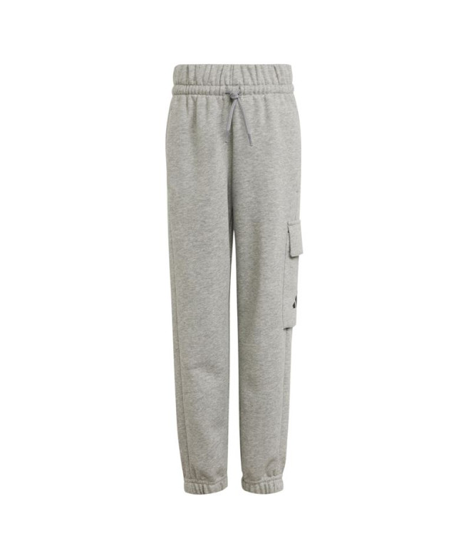 Pantalones adidas Lk Sl French Terry Infantil Gris/Negro