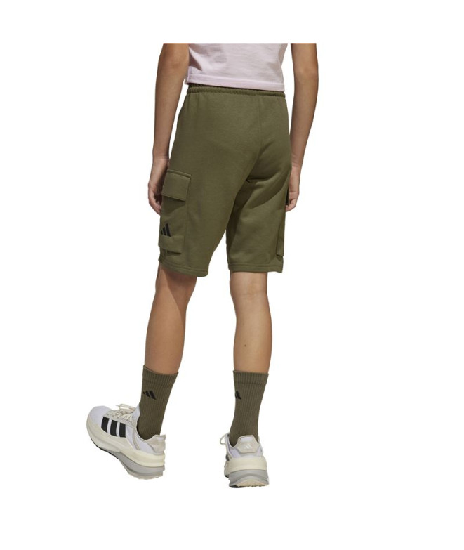 Pantalons adidas Sl French Terry Sh Enfant Vert...