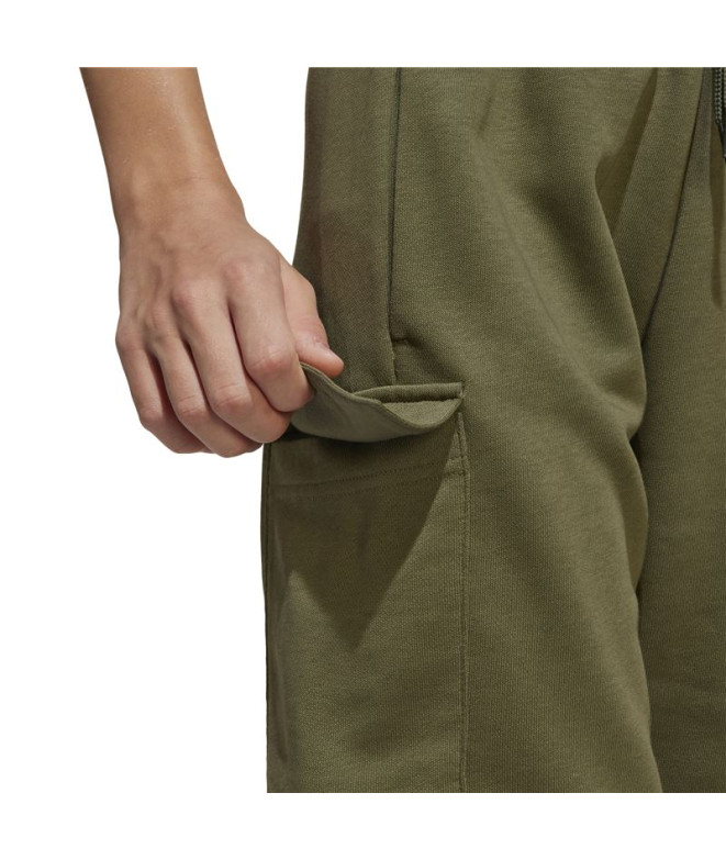 Pantalons adidas Sl French Terry Sh Enfant Vert...