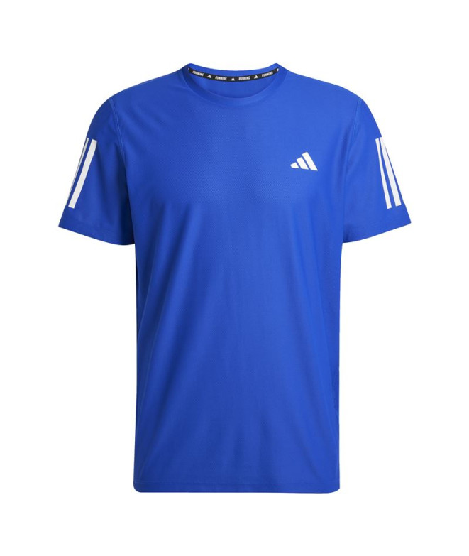 Camiseta de Running adidas Own the Run Hombre Azul