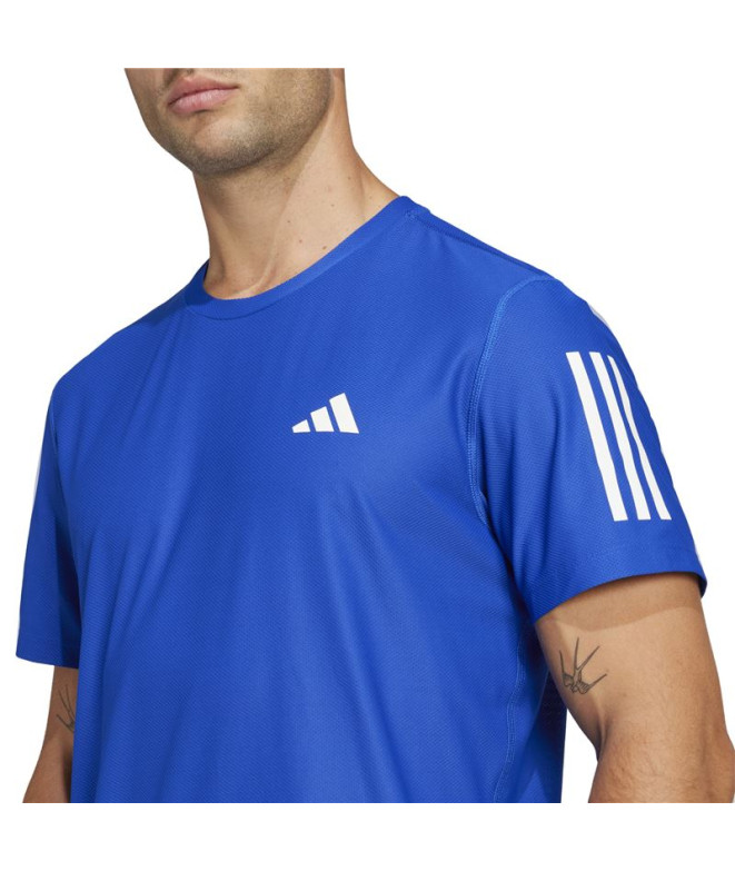 Camiseta de Running adidas Own the Run Homem Azul