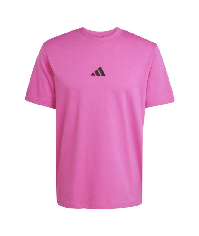 Camiseta adidas Sl Sj Hombre Fuscsia/Negro