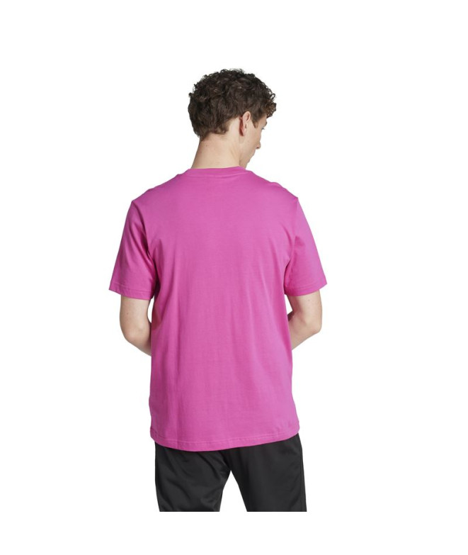 Camiseta adidas Sl Sj Homem Fúcsia/Preto
