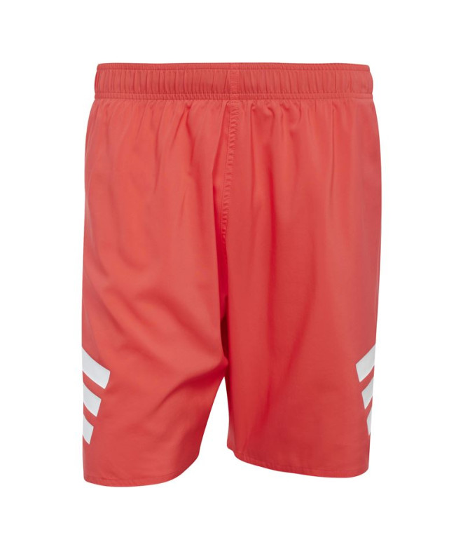 Bañador de Natación adidas Icon 3 Bandas Sh 8In Hombre Rojo