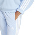 Moletom adidas 3 Bandas French Terry  Mulher Azul/Branco