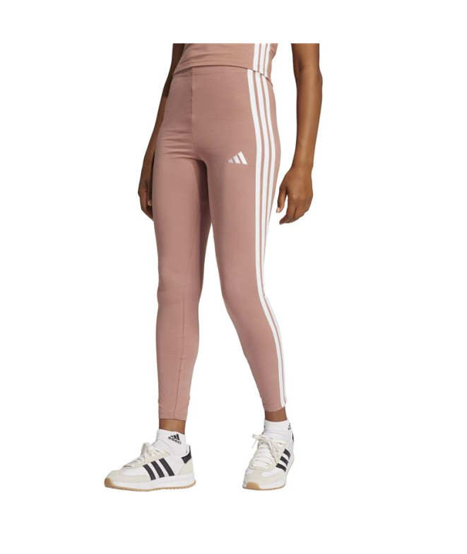 Mallas adidas 3 Bandas Sj Mujer Rosa/Blanco