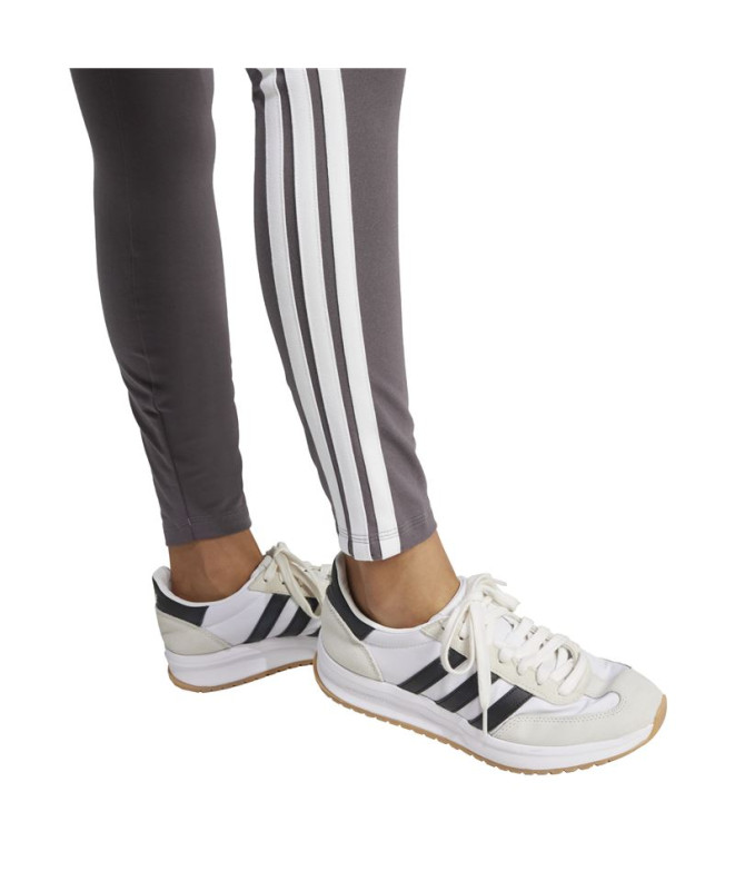 Collants adidas 3 Bandes Sj Femme Esdegr/Blanc