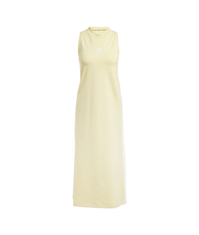 Vestido adidas 3Bandas Sj Dre Mujer Azul Menta/Blanco