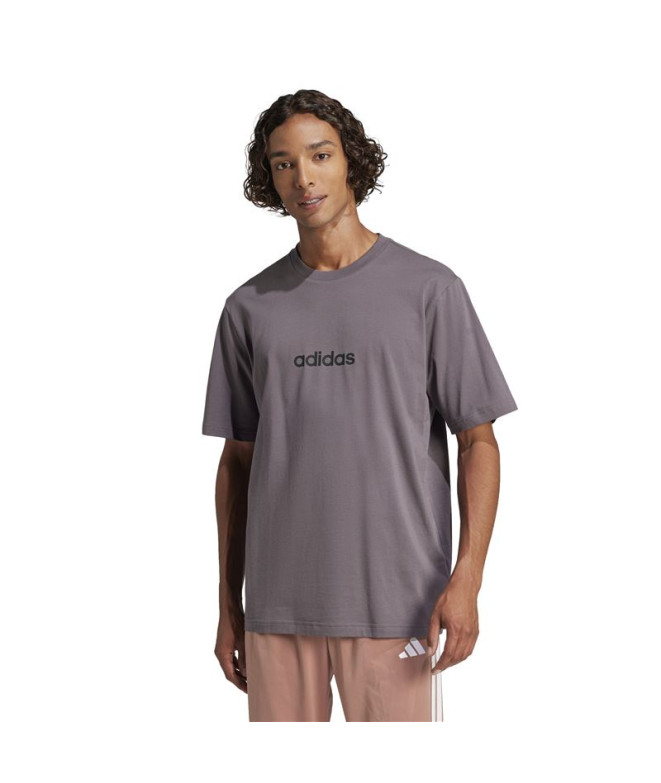 Camiseta adidas Lin Sj Homem Esdegr/Negro