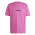 T-shirt adidas Lin Sj Homme Fuscsia/Negro