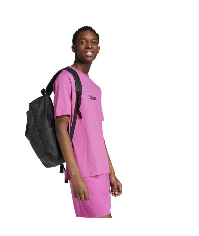 T-shirt adidas Lin Sj Homme Fuscsia/Negro