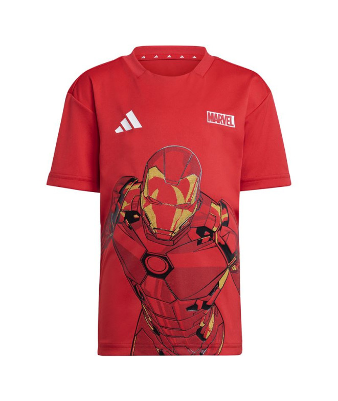 Conjunto adidas Lk Mrvl Im Tset Bebês Rubpur/Branco