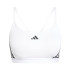 Sutiã esportivo de Fitness adidas Aeroreact Training Mulher Branco
