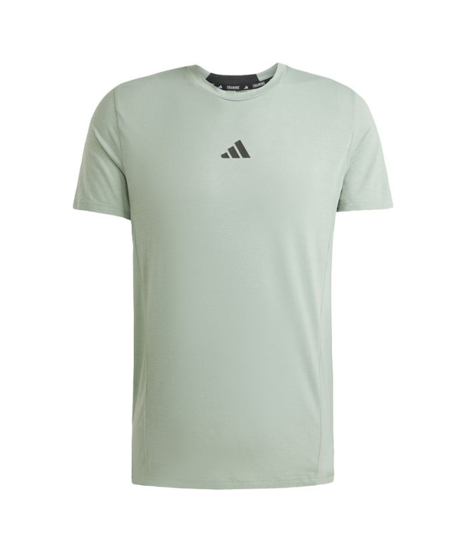 Camiseta de Fitness adidas D4T Hombre Verde