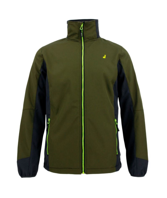 Coupe-vent et softshells de Montagne Joluvi Markha Vert Olive Anthracite