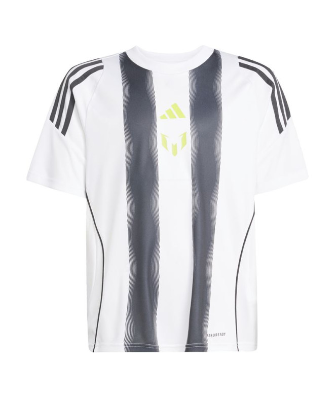 Camiseta de Fútbol adidas Messi Tr Jsy Infantil Blanco/Carbon