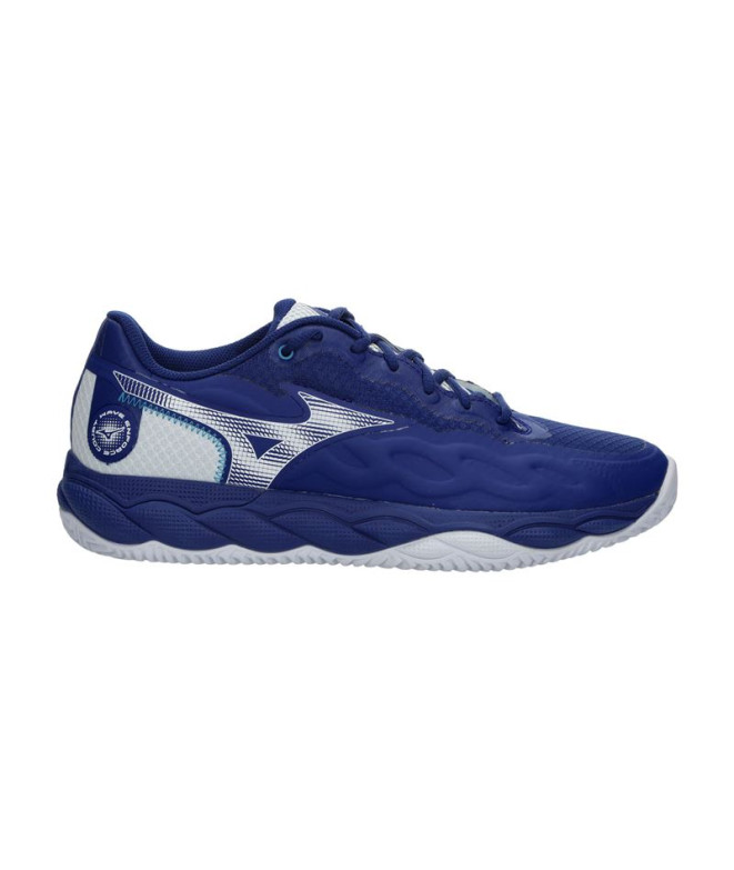 Zapatillas de Tenis Mizuno Wave Enforce Court Cc Hombre Azul marino