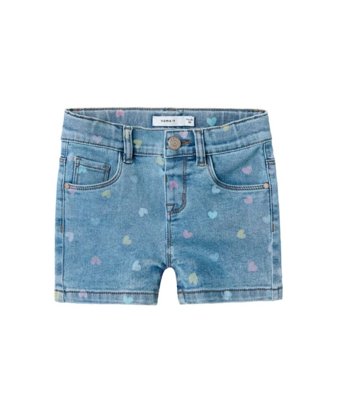 Pantalón Casual Name It fsalli im 3555-On F Blue Denim Infantil