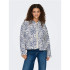 Chaqueta Only Onlhallie Quilted Otw Noos Mujer Cloud Dancer Aop: Azul