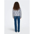 Chaqueta Only Onlhallie Quilted Otw Noos Mujer Cloud Dancer Aop: Azul