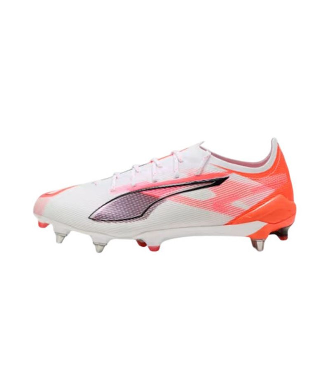 Botas de fútbol de Fútbol Puma Ultra 5 Ultimate Mxsg HombreBlanco/-ing Rojo