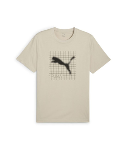 T-shirt Puma tech Graphic Homme Desert Dust