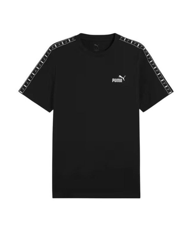 Camiseta Puma Essentials Tape Hombre Negro