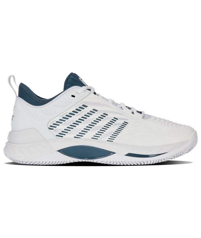 Zapatillas de Tenis Kswiss Hypercourt Supreme 2 Hb Hombre Blanco/Azul