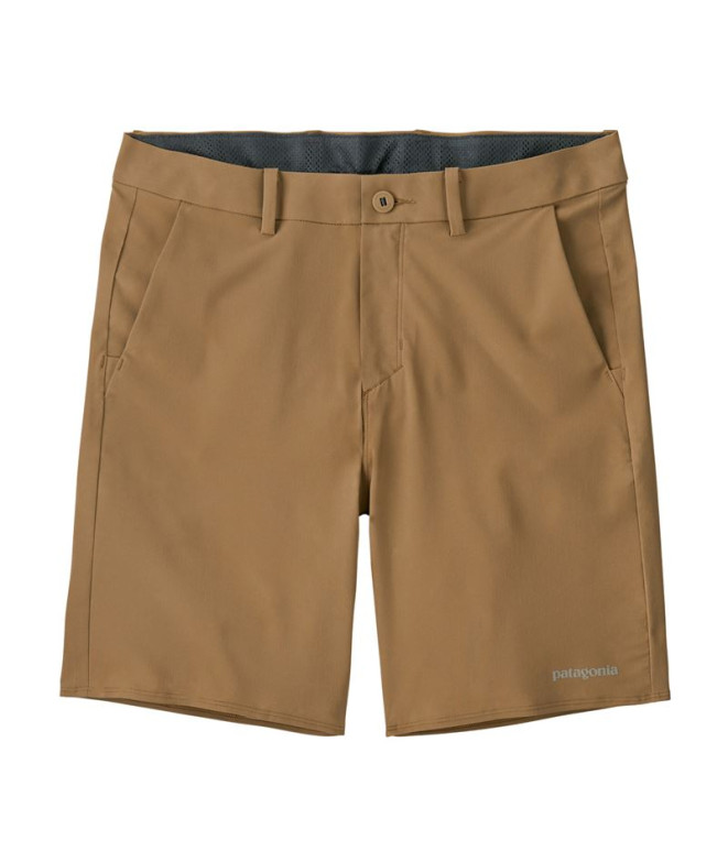 Pantalón de Montaña Patagonia Hydropeak Hybrid Walk - 18 In. Hombre Marrón