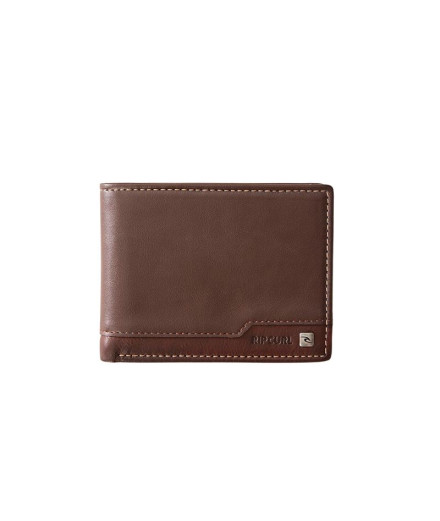 Portefeuille Rip Curl Ridge Pu All Day Homme Marrón/Tan